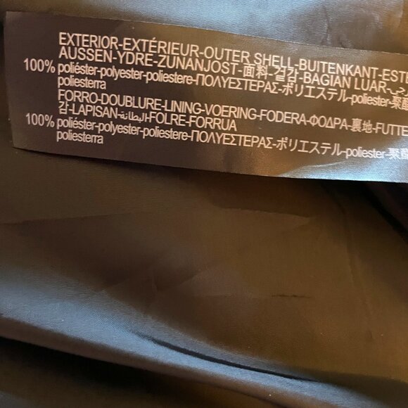 ZARA Puffer Jacket Coat Men's LARGE Streetwear Urban Double Zip Modern EUC - Picture 13 of 14